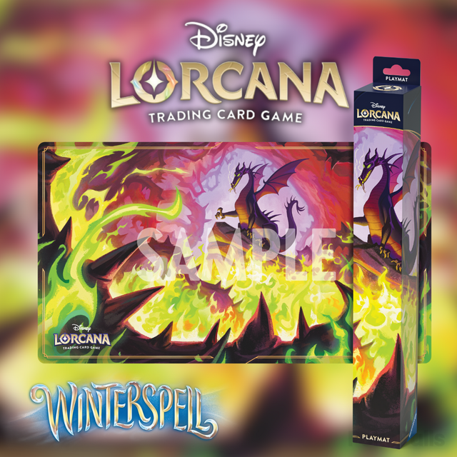 Disney Lorcana: Winterspell Playmat - Dragon Fire (julkaisu 20.2.2026)