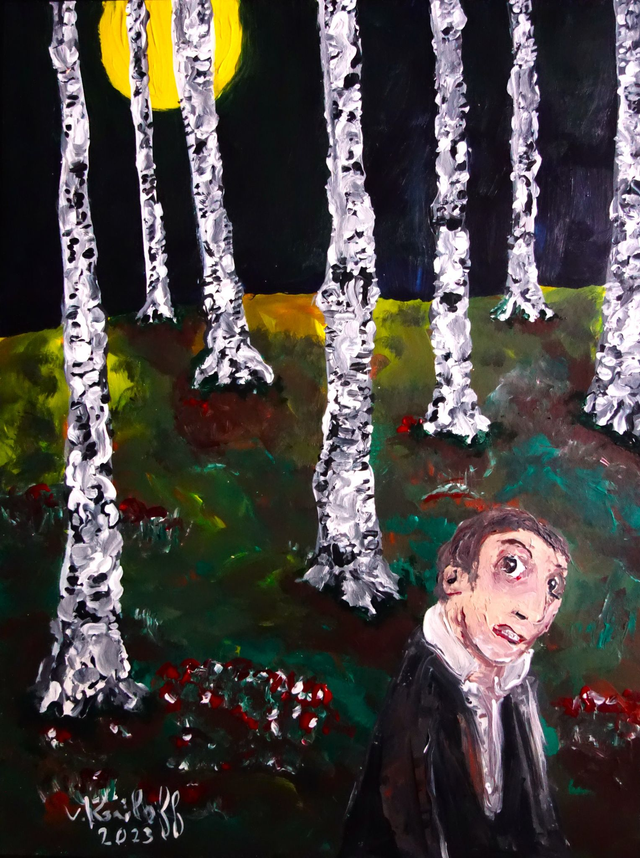 La nuit roule dans mes yeux, par ce soleil