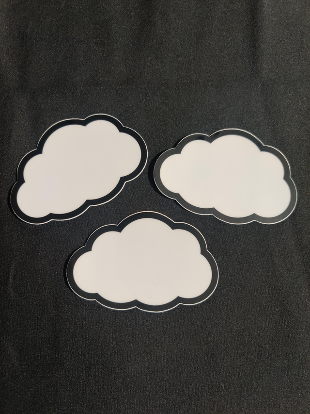 Stickers x3 (Clouded North logo)