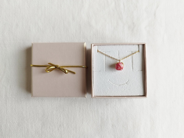 Collier Bouton de Rose - Pièce Unique Réf 203