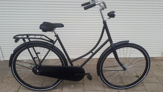 No Label Omafiets met terugtraprem