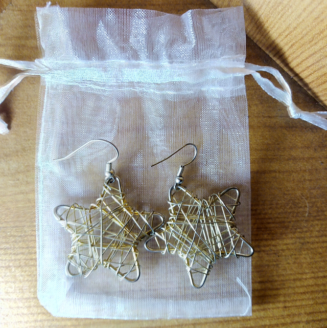 Silver plated star set 