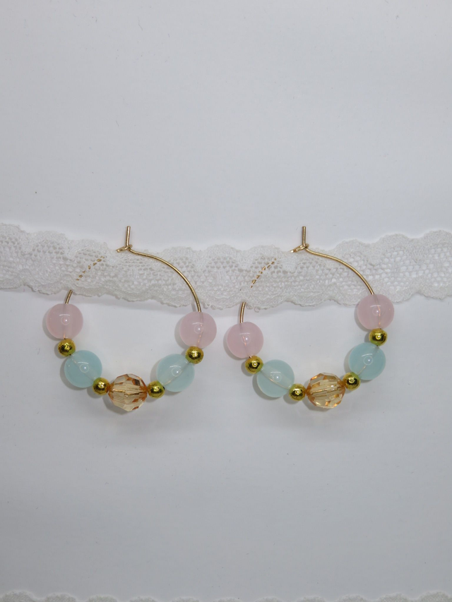 Créole rose et bleue