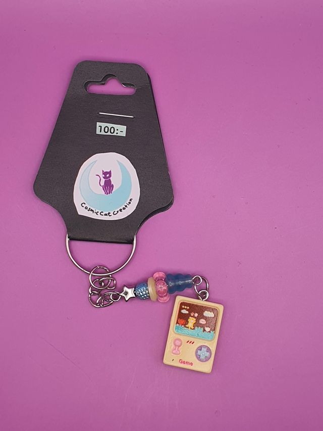 Keychain Gameboy Yellow 