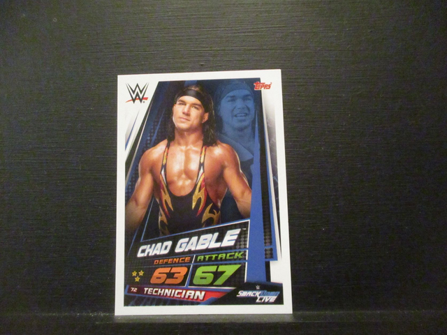 Chad Gable - Smackdown Live Slam Attax Universe Original Trading Card #72