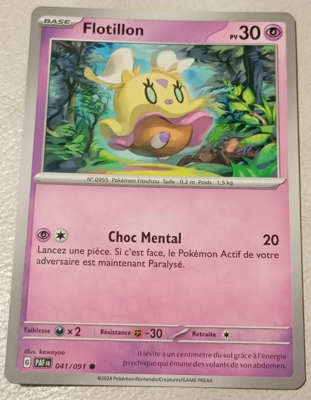 Carte pokémon Flotillon