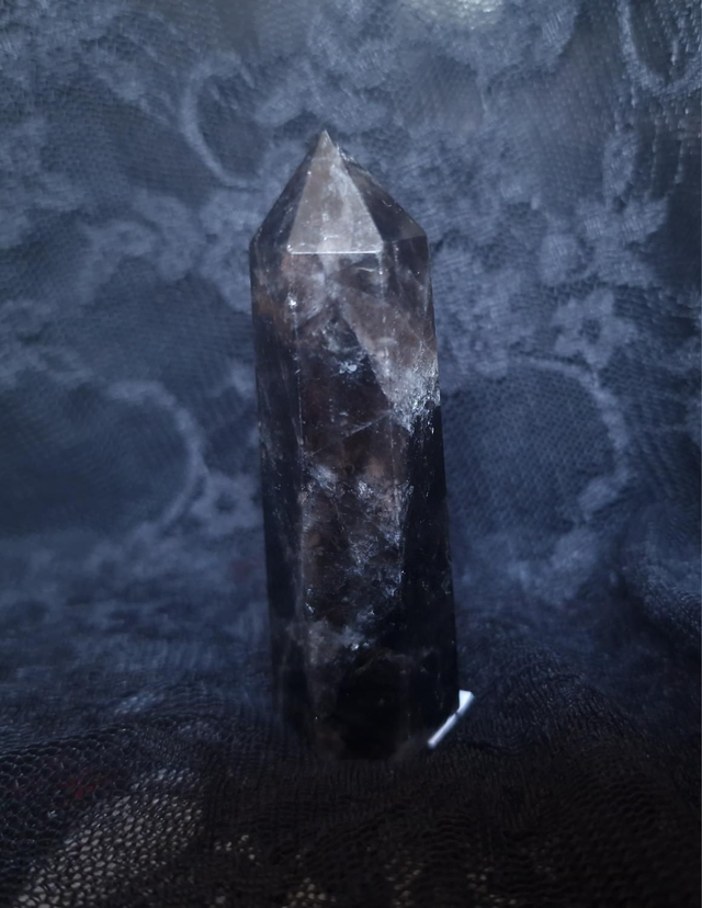 Smokey quartz tower