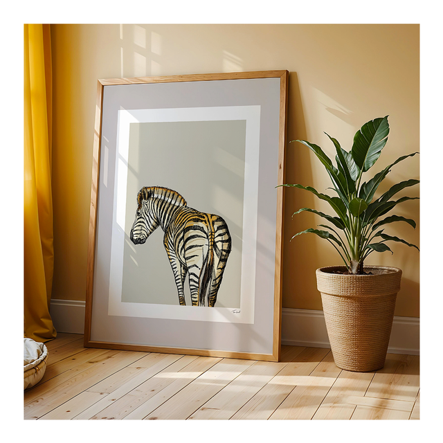 &#039;Zebra&#039; art print