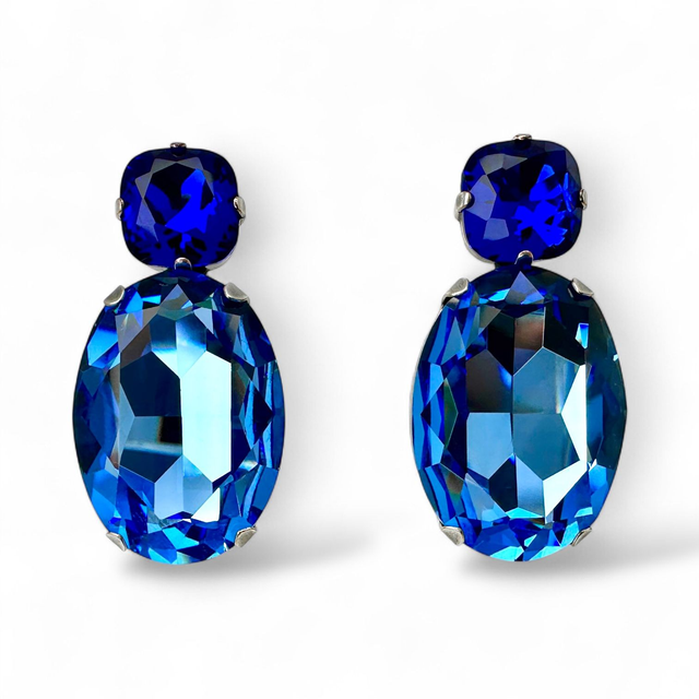 Ohrstecker BIG OVOLUM PLUS Königsblau