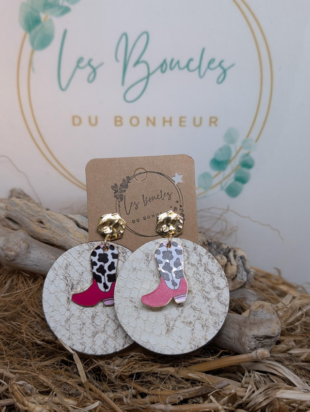 Boucles d&#039;oreilles Moon mo428 country 