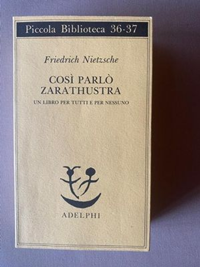 Friedrich Nietzsche, Così parlò Zarathustra