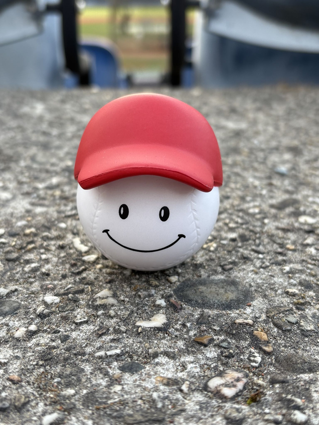 Stress ball + cap