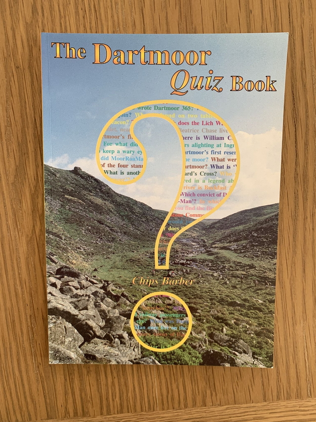 The Dartmoor Quiz Book by Chips Barber Devon
