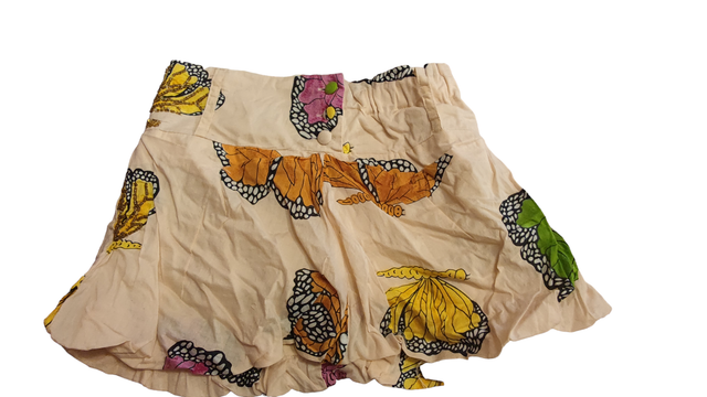 Jupe saumon avec papillon 4 ans (Alouette)