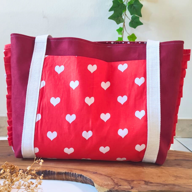 🌸Sac cabas Amour Rouge 🌸