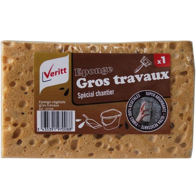 Eponge VEGETALE Gros TRAVAUX