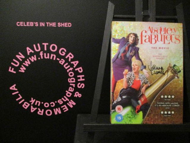 Joanna Lumley - 'Absolutely Fabulous The Movie' Authentic Autographed Outer Cardboard Dvd Cover