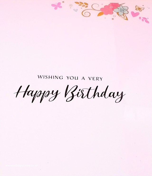 SISTER-IN-LAW ON YOUR BIRTHDAY CARD 9" x 6" REGAL NOVA RANGE
