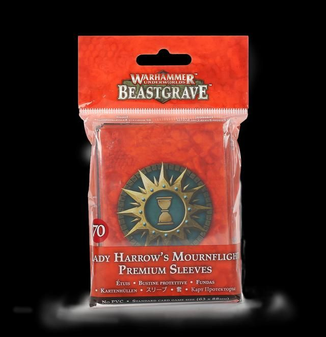 Warhammer Underworlds Lady Harrow's Mournflight Premium Sleeves