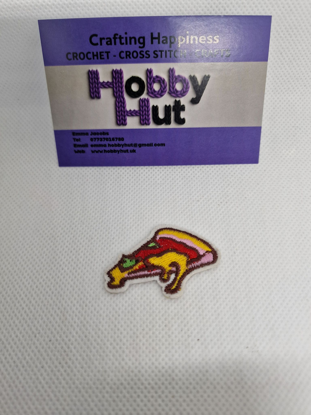 Embroidered Patch - Pizza