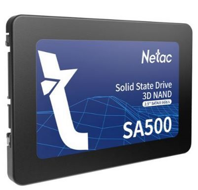 Netac 512GB SA500 SSD, 2.5", SATA3, 3D NAND
