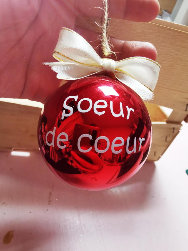Boule &quot;sœur de cœur&quot; 