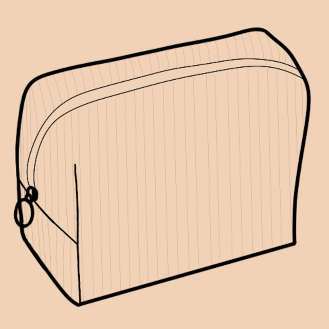 Maxi-trousse velours à créer à votre image