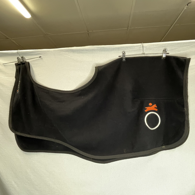 Couvre-rein Fouganza polaire noir Poney