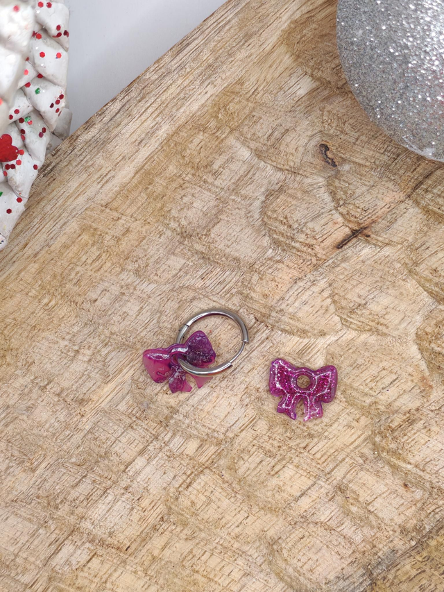 Mini CHOUPETTES Enfants Noeud Violettes