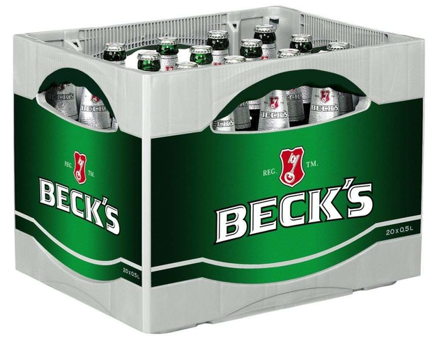 MW Becks 0,50l (20 x 0,5 L) 24,00 Euro inkl. Leergut
