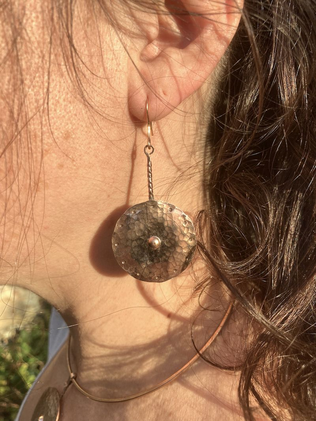 Bravigoù-skouarn arem - Boucles d&#039;oreilles en bronze