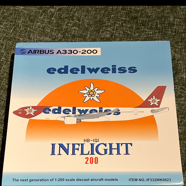 1:200 Edelweiss A330-200 HB-IQI Inflight200