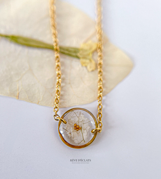 Chaîne de cheville - Fleur de bougainvillier 