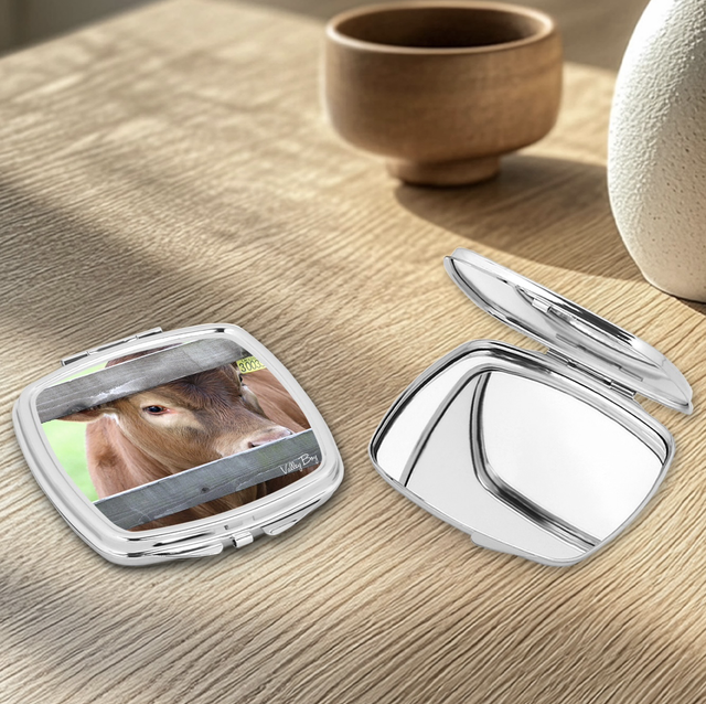 "Peeka Moo" Compact Mirror  