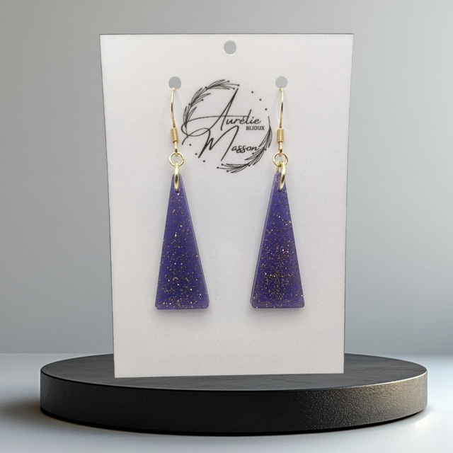 Boucles d'oreilles "Lilas"