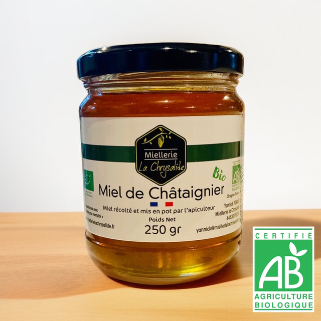 Miel de Châtaignier Bio - 250 gr
