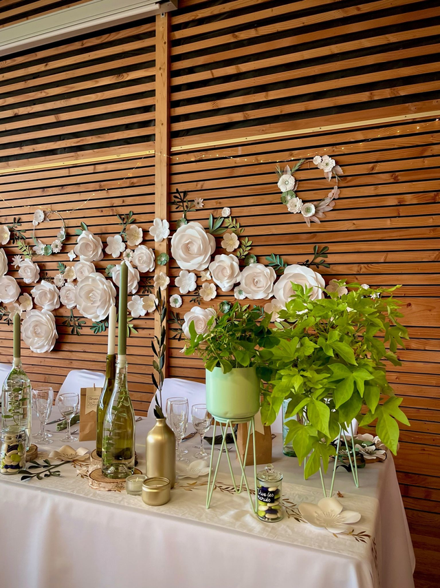 Lot 5 Fleurs blanches