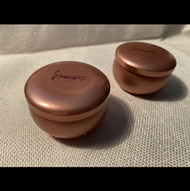 Rose Gold Tin Candles