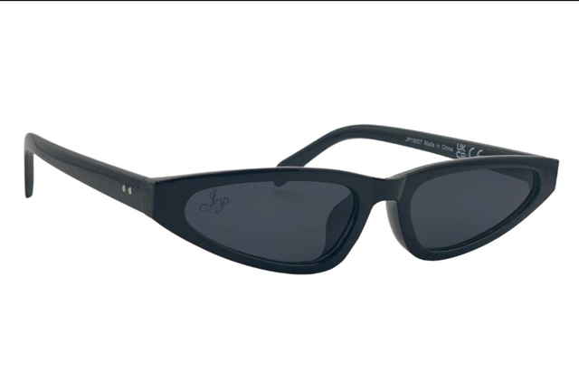 Black Slim Cat Eye Sunglasses