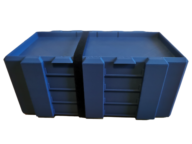 Boite de rangement compact garnie, assortiment sur mesure