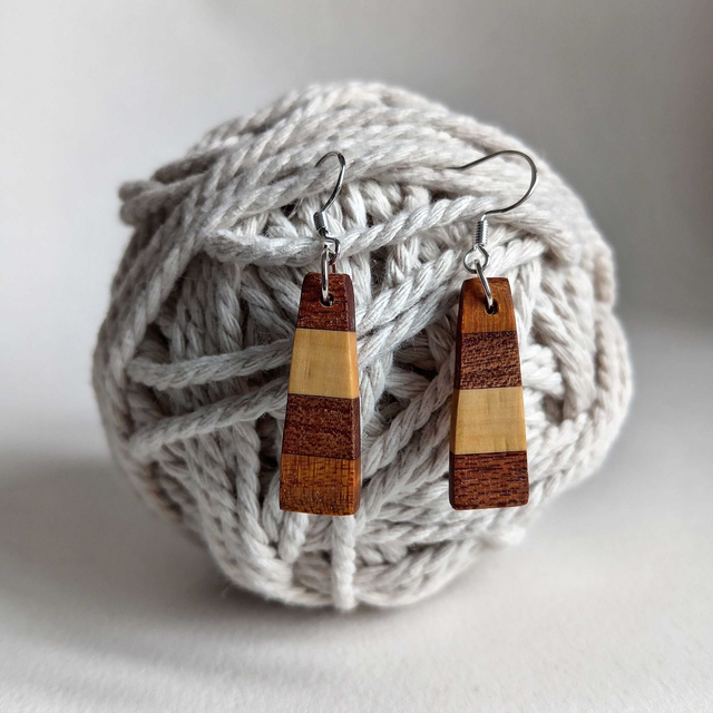 Boucles d'oreilles multicolores