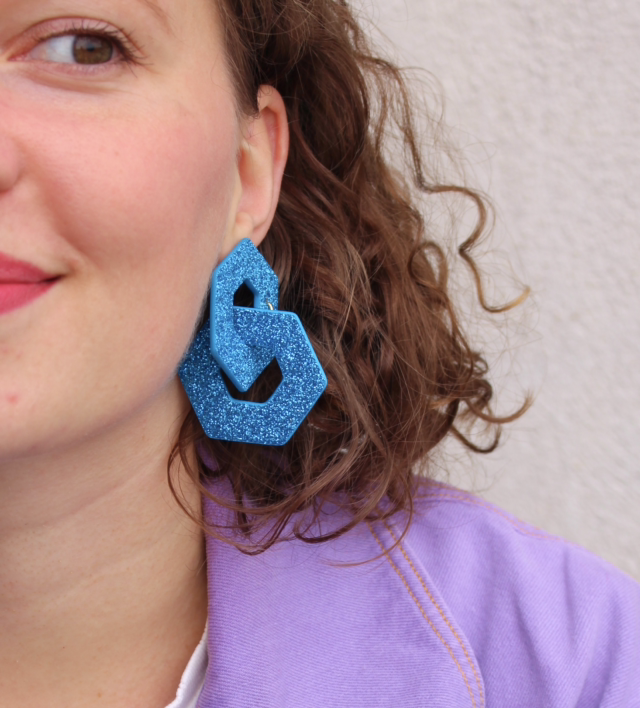 Astra • bleu pailleté