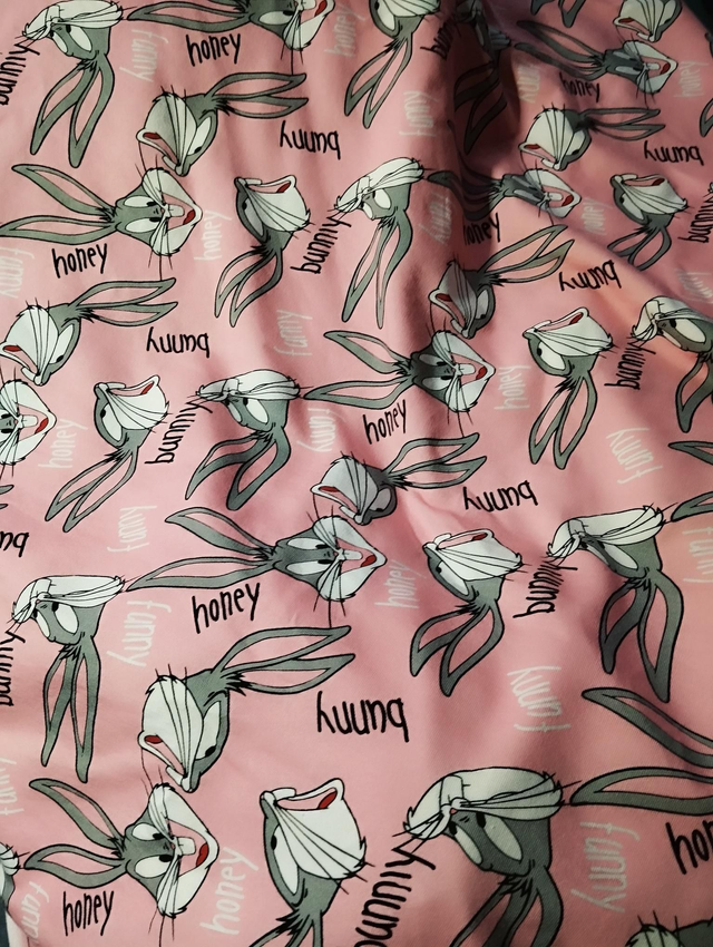 Tissu Funny Bunny pour COMMANDE 