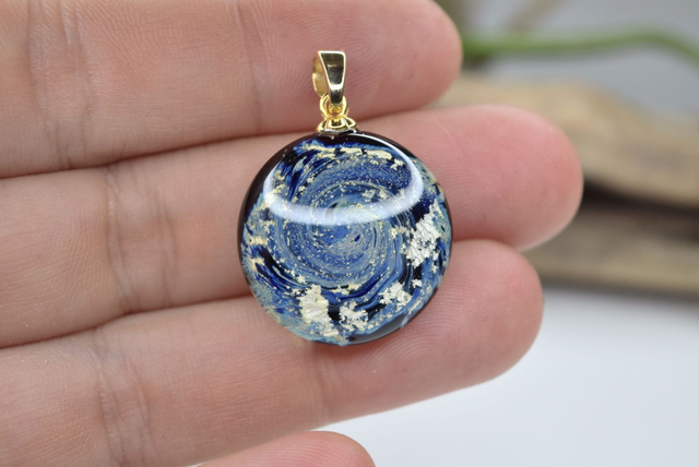 PENDENTIF GALAXIE MONTURE OR N°20
