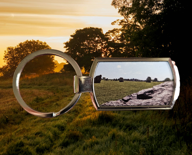 Key Ring - Looking over the Stone