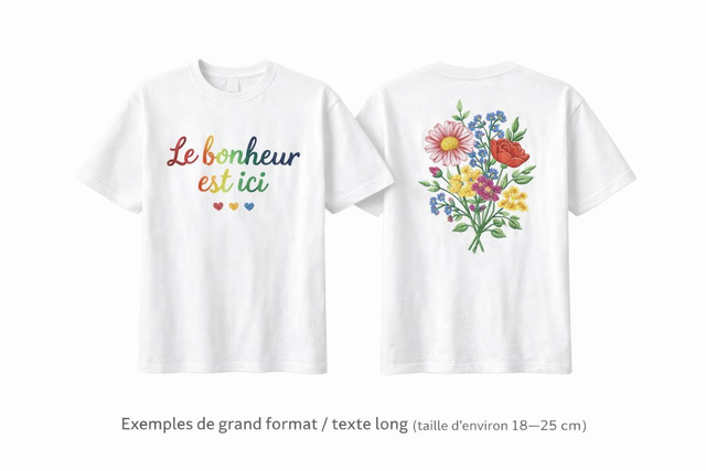 T-shirt personnalisé unisexe - 100% coton