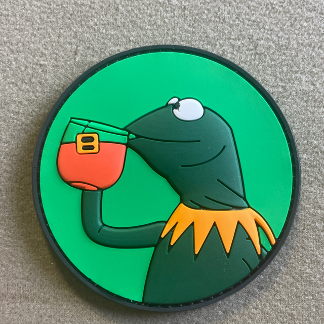 Thirsty Kermit Patch 