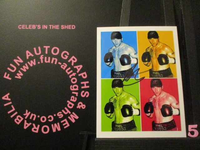 Phil 'The Experience' Gill Authentic Autographed 6x4.5 Pop Art Limited Edition (5)