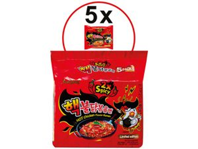 Samyang Hot Chicken 2x Spicy 5-Pack