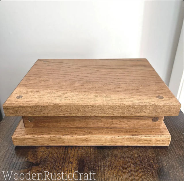 Rustic Reclaimed Oak Jewellery Box